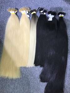 Venta al por mayor precio vietnamita doble dibujado Nano anillos extensiones de cabello humano 100% natural recto colorido - Product Image 2