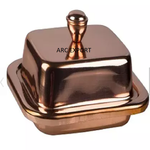 Luxury Gold Fancy Metal Decoration Brass Material Decorating Serving for Restaurants Designing Butter Dish & <b>Plates</b> Supplies - Product Image 3