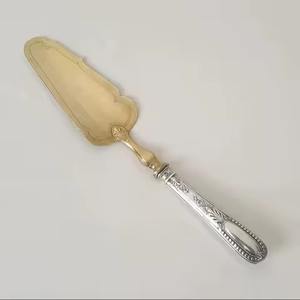 Designer Vintage Style Stainless Steel <b>Cake</b> <b>Server</b> Eco-Friendly Durable Decorative Dessert Serving Utensil for Wedding Reception - Product Image 1