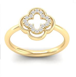 Aniva เครื่องประดับแหวนหมั้นเพชรธรรมชาติแหวนแต่งงาน10K 14K 18K เครื่องประดับทองแท้ - Product Image 1