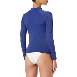 Venta de fábrica Diseño personalizado Señoras Rash Guard Diseño personalizado Secado rápido Manga larga Rash Guard para mujeres - Product Image 3