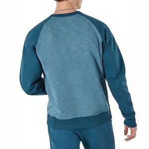 Sweat-shirt pour homme de qualité supérieure, col rond, 100% coton, léger, impression numérique unie, impression de logo personnalisée - Product Image 2