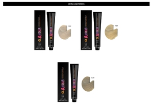 GLAMOUR PROFESSIONAL Crème colorante permanente de qualité supérieure Ultra Lightener Shades 120ml pour tous types de cheveux à l'huile d'argan - Product Image 2