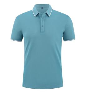 T-shirt de golf à séchage rapide de haute qualité pour homme, couleur unie de marque personnalisée pour polo, coupe ample, grande taille, approvisionnement d'usine - Product Image 2