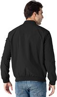 Veste de service OEM pour hommes Nouveau design Blouson d'aviateur pour hommes Blousons d'aviateur de couleur noire à la mode de haute qualité