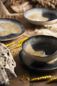 Service de table Excelsa Dioniso 12 pièces en céramique beige - Product Image 3