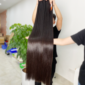 Extensions de cheveux crus vietnamiens de couleur naturelle vierge non traitée Paquets de cheveux de trame humaine de meilleure qualité Prix concurrentiel - Product Image 4