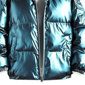 Ropa de invierno cálida para hombres y mujeres, chaqueta acolchada brillante/chaqueta acolchada brillante de peso ligero a la venta - Product Image 3