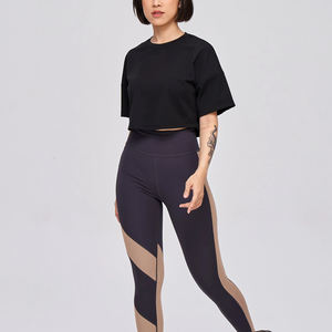 Activewear Women Plus Size <b>Crop</b> <b>Top</b> Premium Quality Eco-Friendly Lightweight Breathable Anti Wrinkle Fabric - Product Image 1