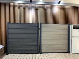 Panneau composite en aluminium Panneau mural de jardin en bois composite en bois composite pour extérieur Panneaux de clôture en bois composite Panneaux de clôture en bois composite - Product Image 2