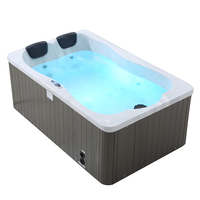 Bain à remous de luxe pour l'extérieur, baignoire pour 2 personnes, spa Balboa, bain à remous