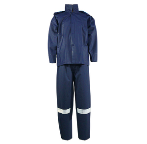 2024 Venta caliente Desgin 100% poliéster impermeable amarillo resistente al agua para adultos impermeable Rainsuit por Terzo Sports - Product Image 6