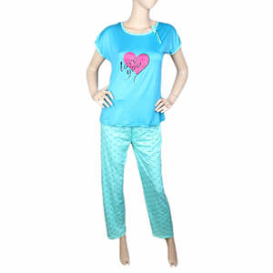 Conjunto de Pijama de 2 Piezas para Mujer - Azul Acero - Product Image 3