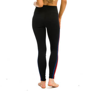 Venta al por mayor personalizado de cintura alta deportes entrenamiento Yoga pantalones Leggings para mujeres suave transpirable de punto gimnasio Fitness Leggings Casual - Product Image 4