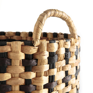 Handwoven Karlata Round Water Hyacinth Basket for Clothing Storage - 2025 Wholesale by Tienphong - Product Image 5