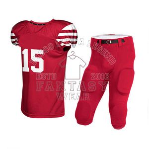 FANTASY WEAR 2026 Nuevo Diseño Uniformes de Fútbol Americano Sublimados Personalizables Camisetas de Malla Uniformes de Fútbol - Product Image 1