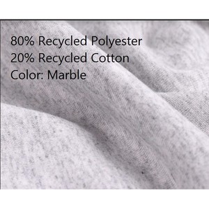 T-shirt promotionnel recyclé TC80/20 en couleur brute, mélange écologique de polyester et de coton - Product Image 5