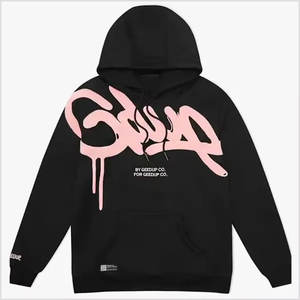 Sudadera con Capucha Estampada Geed Up, 100% Algodón, Gruesa, con Diseño de Bolsillo, Ecológica, Ropa Urbana de Invierno para Hombre - Product Image 2