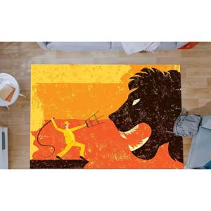 Tapis Lion Tamer : Tapis d'appoint antidérapant imprimé en 3D, tapis doux non tissé - Product Image 5