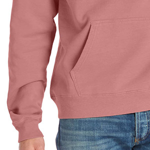Venta al por mayor diseños personalizados pulóver Sudadera con capucha sudaderas con capucha en blanco con bolsillos con cremallera en el lateral algodón Spandex sudaderas con capucha hombres - Product Image 2