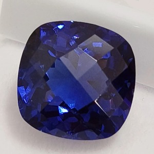 Piedra Preciosa de Corte Cojín de Color Azul, Forma Premium para Joyería, Hecho en China - Product Image 4