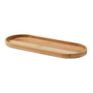 Serie Pucket resina verde naturale e vassoio di bambù Set da bagno singolo - Product Image 1