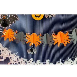 Guirnalda decorativa de arañas para fiesta de Halloween de 12 pies, artículos de decoración - Product Image 2