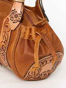 Bolso de cuero con herramientas florales occidentales bohemio hecho a medida para mujer, nuevo diseñador, herramientas manuales, bolso de hombro - Product Image 4