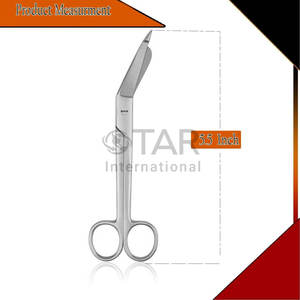 Tijeras para Vendajes Lister de Acero Inoxidable Personalizadas, Tijeras para Cortar Yeso de 14 cm, Instrumentos Dentales y Quirúrgicos Profesionales - Product Image 5