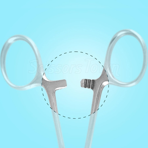 Pinzas hemostáticas de acero inoxidable Abrazadera de bloqueo quirúrgica profesional reutilizable para aplicaciones clínicas - Product Image 6