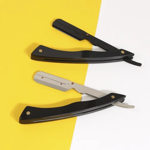 Rasoir pliant professionnel de haute qualité en acier inoxydable rasoir manuel rasoir pour hommes rasoir de Salon - Product Image 4