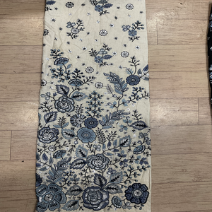 Fleur brodé velours et coton Sequin tissu fête femmes robe Sequin tissu pour robe de danse - Product Image 2