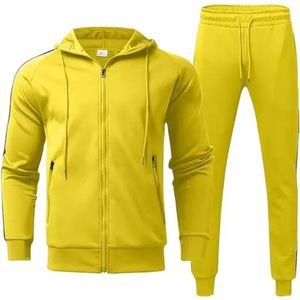 Survêtement de jogging en molleton imprimé pour homme, respirant, décontracté, en élasthanne/coton, ourlet fendu 2 en 1, fermeture à cordon, poches latérales - Product Image 1
