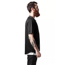 เครื่องแบบเสื้อเบสบอลตาข่ายขนาดใหญ่พิเศษผ้าระบายความร้อนปักลาย - Product Image 3