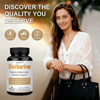 Extrait d'herbes, berbérine, cannelle de Ceylan, capsules, compléments alimentaires, antioxydant, soutien à la beauté, santé immunitaire, adulte