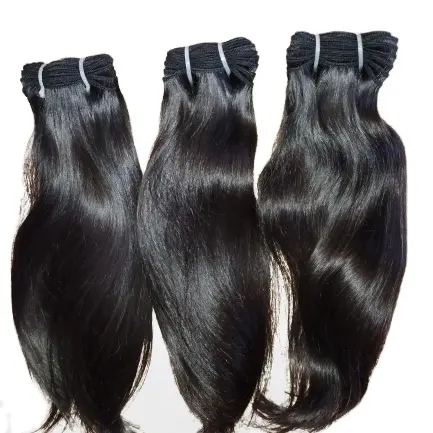 वर्जिन भारतीय रेमी बाल, उच्च गुणवत्ता, सीधे/शरीर/गहरी लहर स्टॉक में