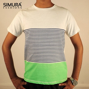 T-shirt en coton pour homme SIMURA, manches courtes, col rond, imprimé, design décontracté, coupe classique avec logo imprimé sur le devant - Product Image 2