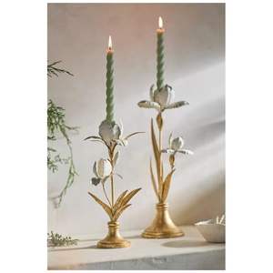 Set of 3 Luxury Hammered <b>Gold</b> <b>Candle</b> Holders Rustic Metal Taper Candlestick Set for Modern Home & Wedding Decor <b>Candle</b> Pillar - Product Image 2