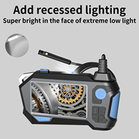 Nouvel Arrivage Endoscope Industriel Rotatif P120 8mm avec Écran, Diamètre du Tuyau de 9mm, Câble Flexible de 5m, Résolution 1280x712