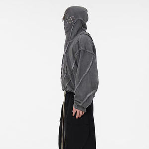 Nueva Llegada, Sudaderas con Capucha de Invierno para Hombre de Primera Calidad, 100% Algodón, Sólidas, Casuales, Transpirables, con Bolsillos, para Adultos - Product Image 4