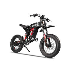 Motocicleta Eléctrica Todoterreno HEZZO D5 Ligera de Carbono con Ruedas de 20 Pulgadas, Motor Central y 60 km de Autonomía - Product Image 6