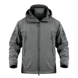OEM venta al por mayor chaqueta de los hombres Outwear chaquetas cortavientos con capucha - Product Image 4