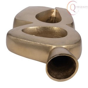 Vase à fleurs décoratif en métal pour table, avec détails artistiques, améliorant l'aménagement intérieur et la décoration de la maison - Product Image 5