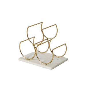 Porte-bouteilles de vin en métal noir pour bar, hôtel, restaurant, accessoires, porte-bouteilles de champagne multiple - Product Image 4