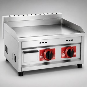 Commercial Gas Flat Top Griddle 9.4kW Countertop for Snack Bar Cafe Fries Burger Cooking Equipment - Product Image 1