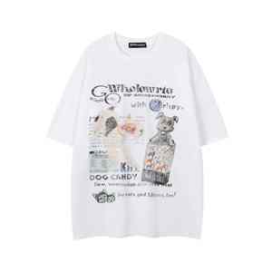 T-shirt surdimensionné en coton personnalisé pour hommes avec épaule tombante T-shirt de confort quotidien de style de rue - Product Image 3