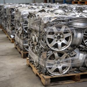 Chatarra de Ruedas de Automóvil de Aleación de Aluminio, 99% de Ruedas Completas para Reciclaje y Reutilización - Product Image 5