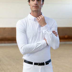 Camisa de Manga Larga para Hombre, Transpirable, Profesional, para Equitación, Ligera, Elástica, Ropa de Montar a Caballo, Servicio OEM - Product Image 1