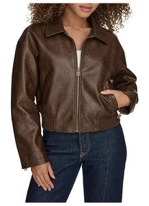 Blouson d'hiver pour homme, col rabattu, manches longues, fermeture éclair sur le devant, doublure en polytwill respirante, motif uni - Product Image 2