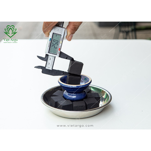Cubo de carbón negro de alta temperatura Cáscara de coco de larga duración Shisha Hookah Diseños de bambú personalizados Hecho en Vietnam por el fabricante - Product Image 1